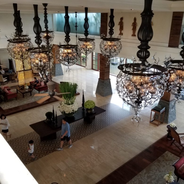 セントレジスバリ バリ島 最高級ホテル SPGアメックス ポイント 無料宿泊 マリオット オーキッドエグゼクティブスイート ロビー