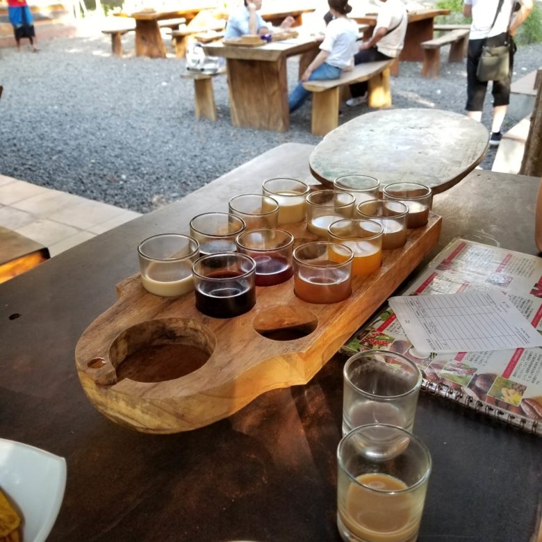 バリ島　ジャコウネココーヒー農園　試飲