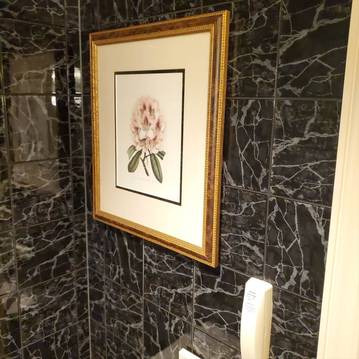 ウェスティンホテル東京のエグゼクティブルームキングの部屋のトイレの絵