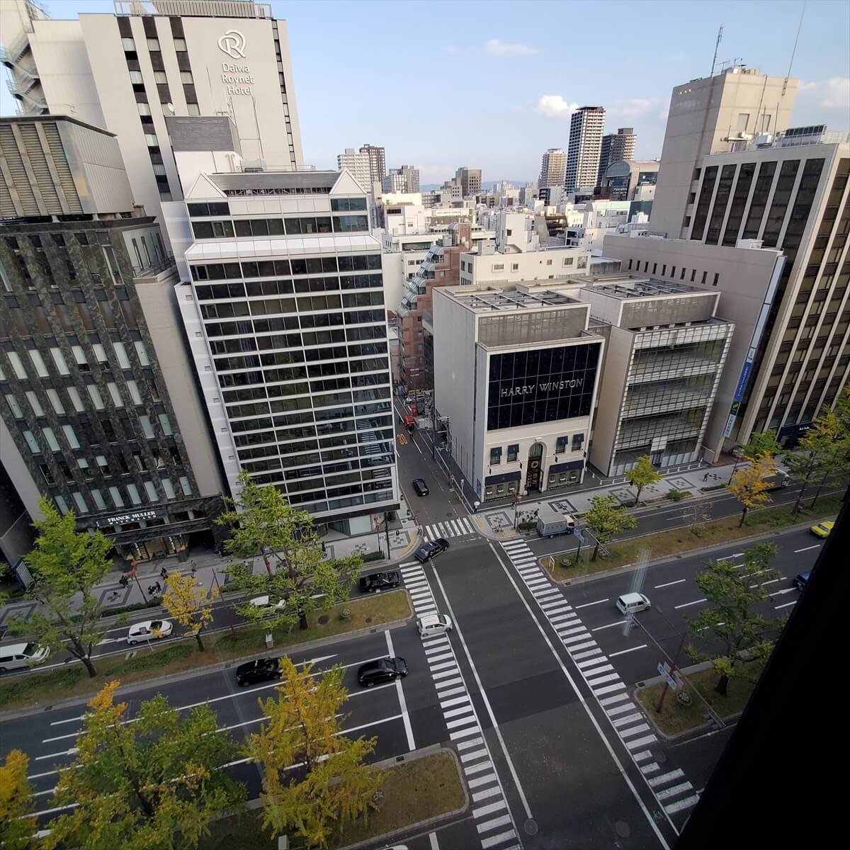 W大阪マーベラススイートからの眺め